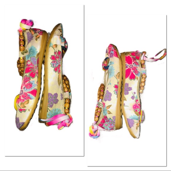 •❌•Retro Girly| NWT |Floral Mlticlr Flats• - Picture 5 of 8